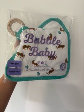 Bubble Baby Bengal Tiger Bamboo Lovey Teether